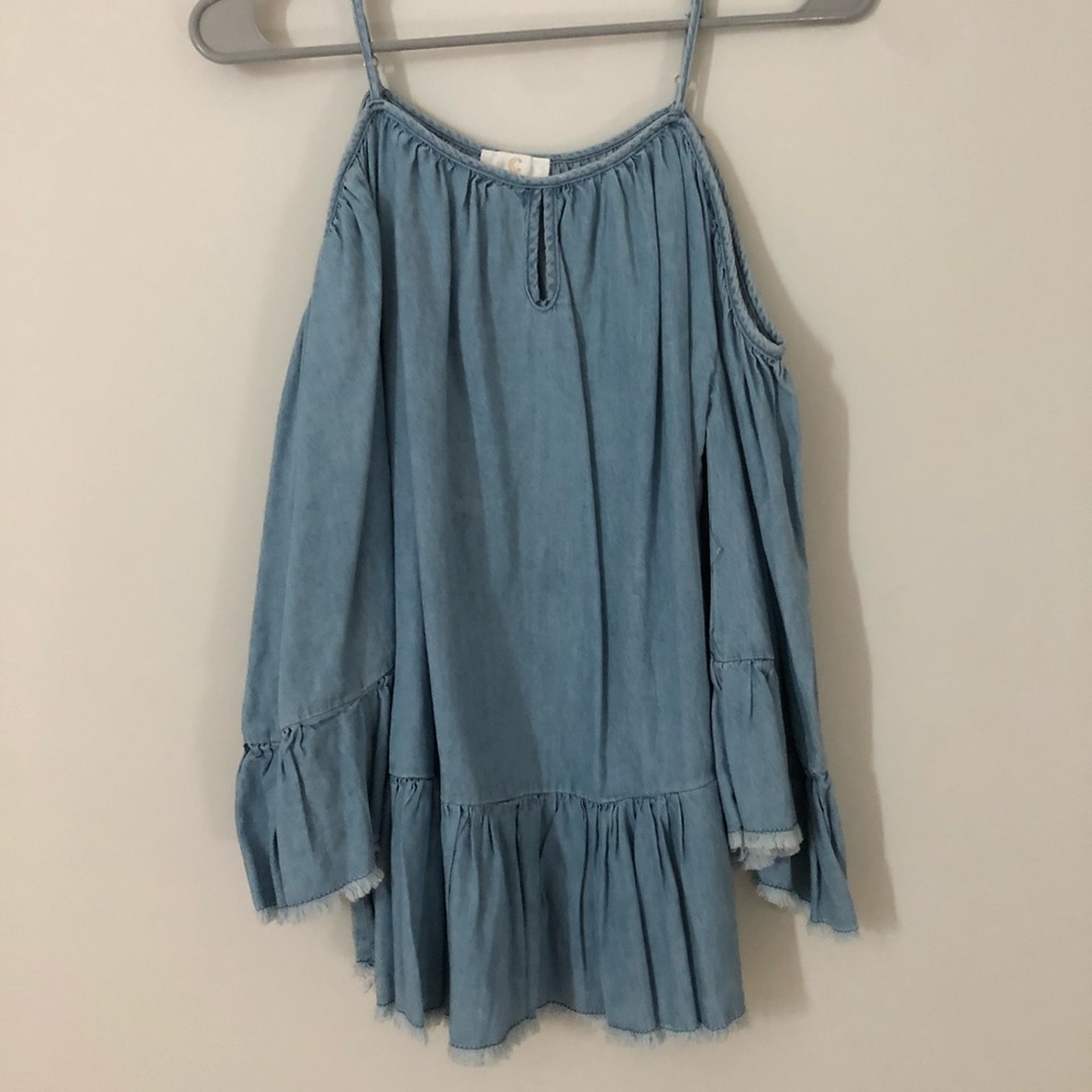 Chambray top